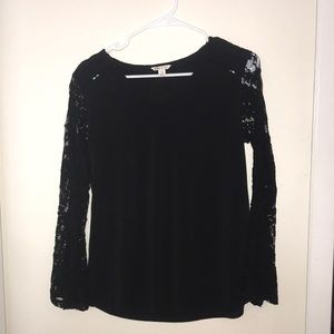 Lace Black Shirt
